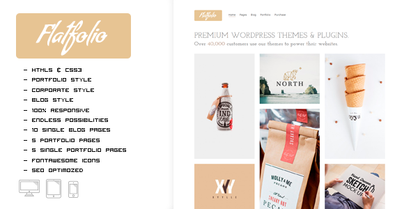 FLATFOLIO - Premium Portfolio & Agency HTML Theme