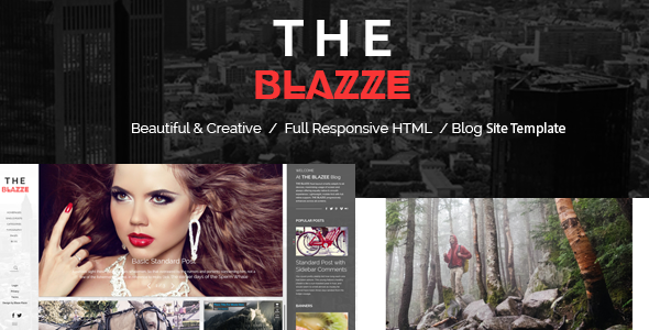 The Blazze - Blog and Magazine HTML Site Template