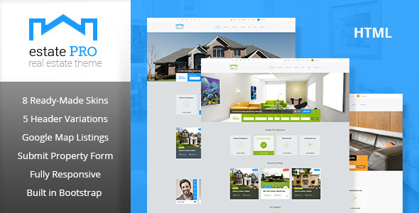 Estate Pro - Responsive HTML Template