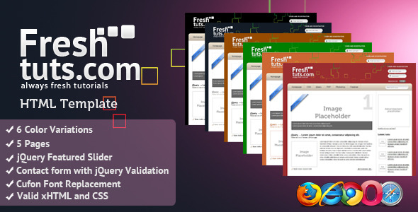 FreshTuts HTML Template