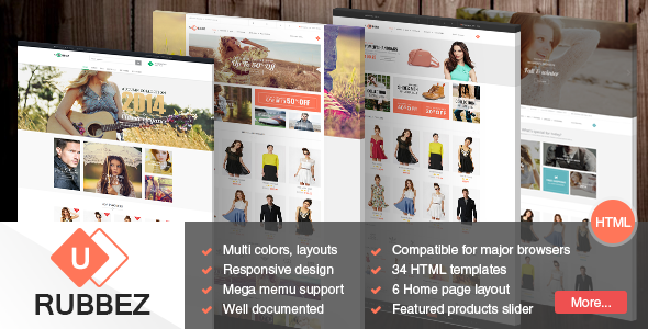 Rubbez - Fashion Store HTML Template