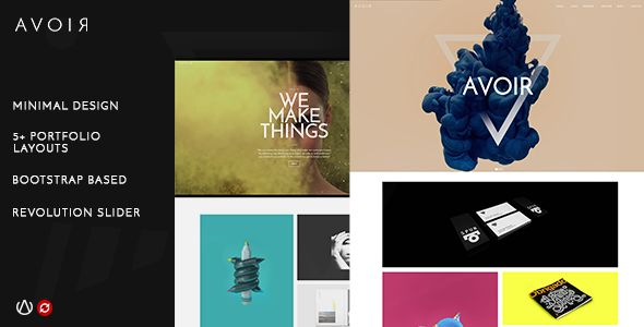 AVOIR | Creative Portfolio Bootstrap HTML Template