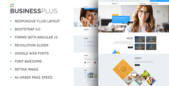 BusinessPlus - Corporate Business HTML5 Template