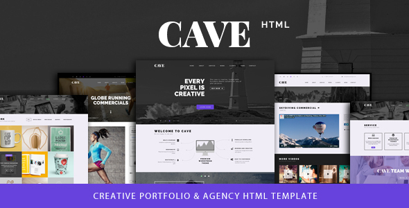 Cave - Creative Multipurpose Bootstrap Template