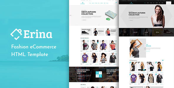 Erina - Fashion Modern Website Template HTML Version