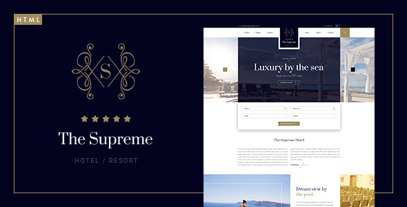 The Supreme - Luxury Hotel HTML5 & CSS3 Template