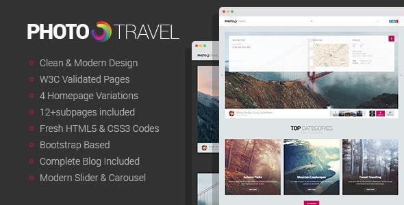 PhotoTravel - Premium HTML5 Template