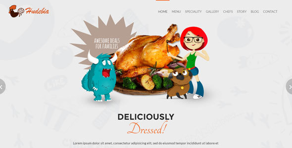 Restaurant Template - Hudebia