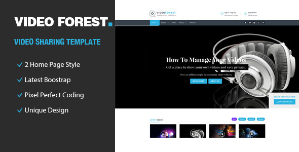 Video Forest - HTML Template