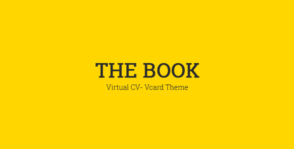 The Book : Personal vCard Template