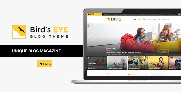 Birds Eye - Blog and News HTML Template