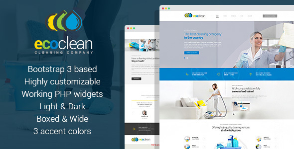 EcoClean - Maids company HTML Template