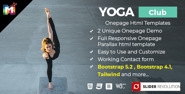 Responsive One Page Parallax HTML Template