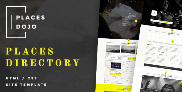 Places Dojo - Directory HTML/CSS Template