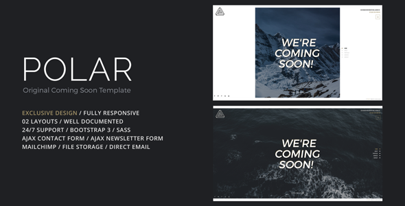 POLAR - Original Coming Soon Template