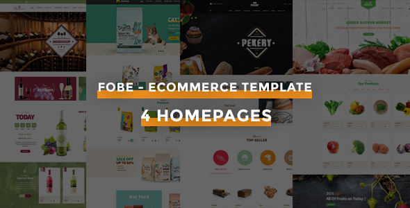 Fobe – Multipurpose eCommerce HTML Template