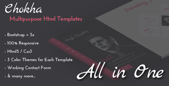Chokha - Multipurpose HTML Template