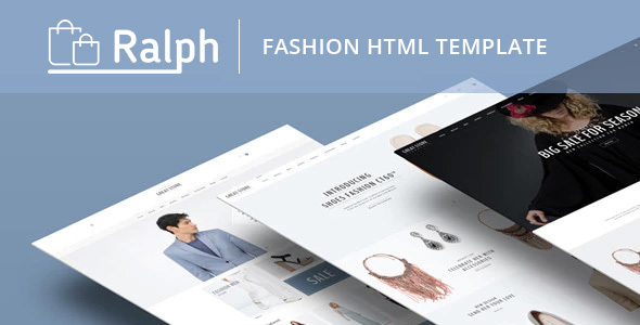 Ralph - Fashion Minimal eCommerce HTML Template
