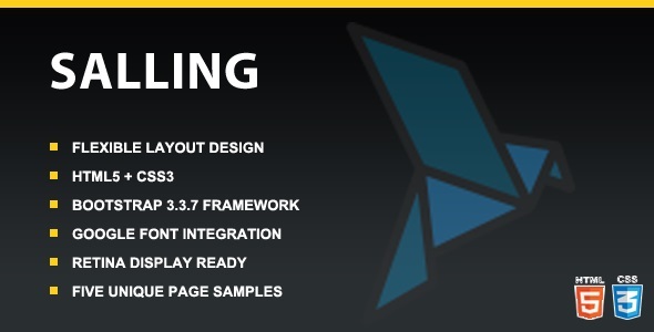 Salling - Responsive Multipurpose HTML5 Template