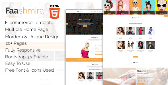 Faashmira Shop - HTML