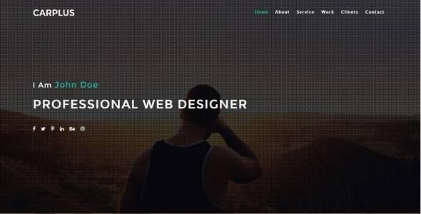 CARPLUS-Simple Personal/Portfolio Template