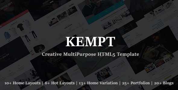 Kempt - Portfolio HTML Template