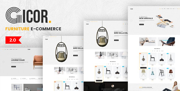 Gicor - Furniture eCommerce Template