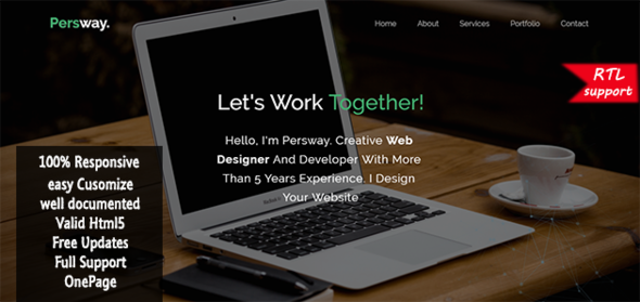 Persway - Responsive Personal Template