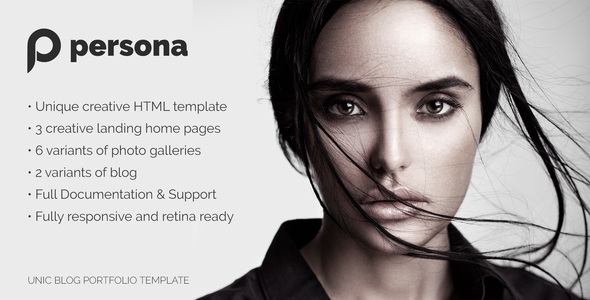 Persona - Photography HTML Template