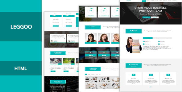 Leggoo | One Page Responsive Corporate HTML Template