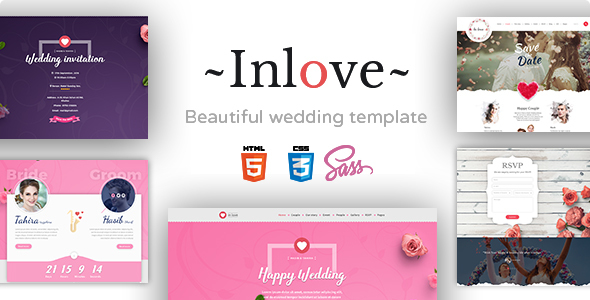 Inlove - Wedding HTML Template