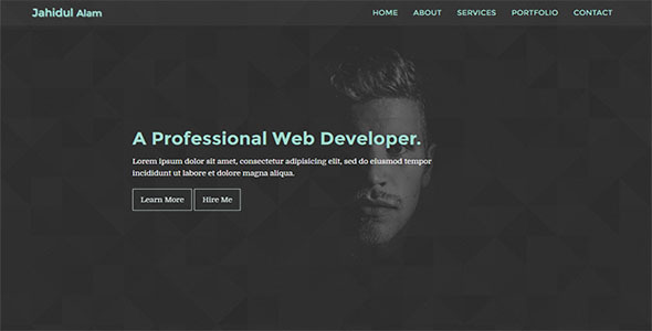 Solo-Personal Portfolio Template