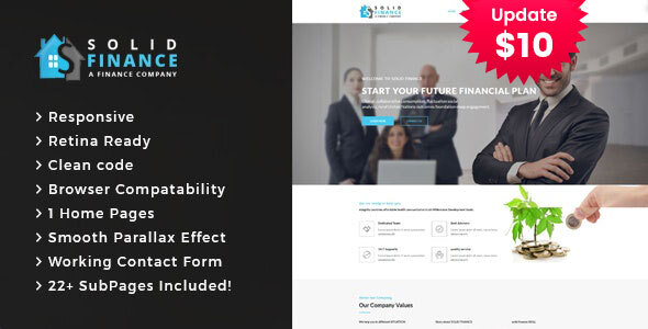 Solid Finance - Consulting Business HTML5 Template