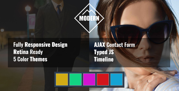 MODERN Resume HTML Template