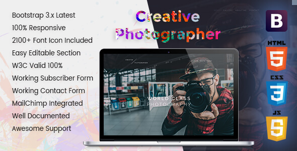 Photography HTML5 Template
