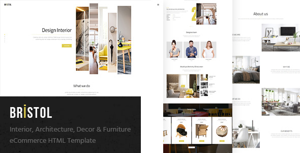 Bristol - Interior / Architecture / Decor & Furniture eCommerce HTML Template