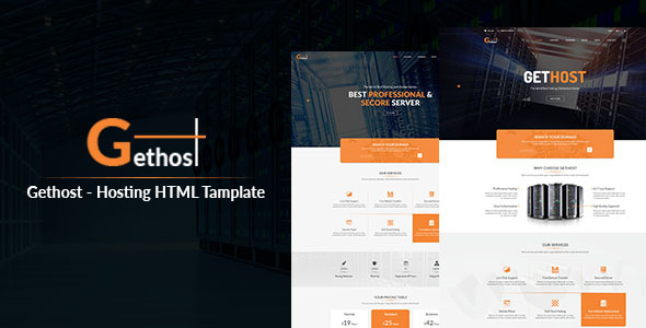 Gethost - Hosting Responsive HTML Template