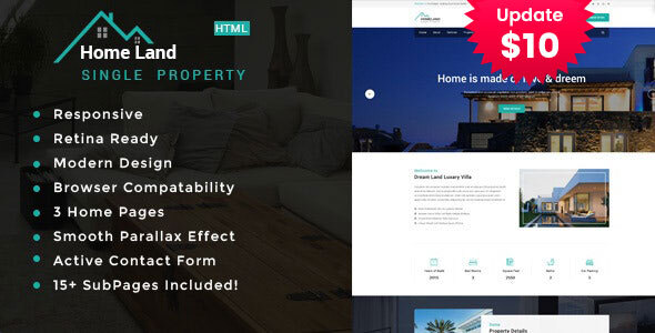 Homeland | Real Estate Property HTML5 Template