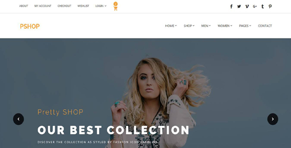 PrettyShop - Responsive Bootstrap eCommerce Template