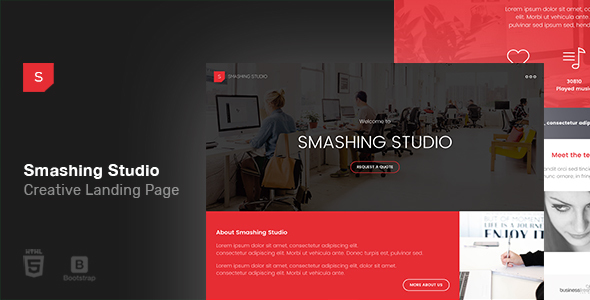 Smashing Studio Landing Page