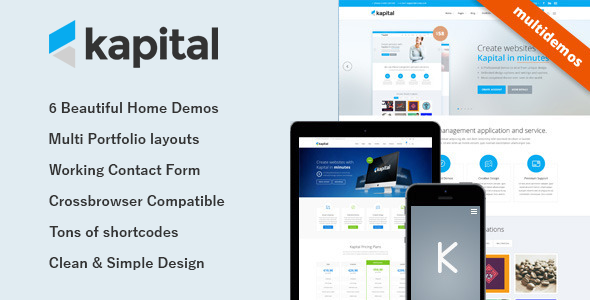 Kapital - Responsive Multi-Purpose Template
