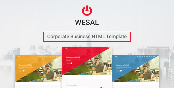 wesal Corporate HTML Template