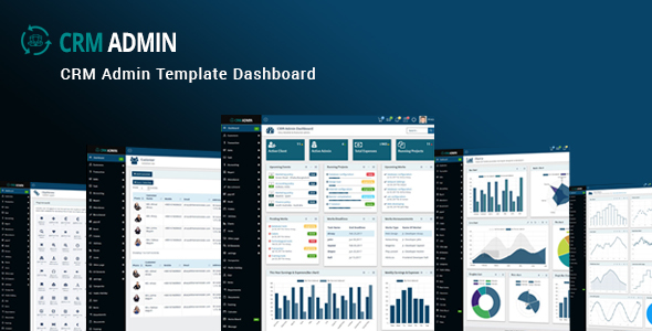 CRM Admin - Bootstrap CRM Admin Template Dashboard
