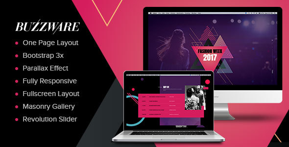 Buzzware - Fashion Week & Beauty Event HTML5 Responsive Website Template