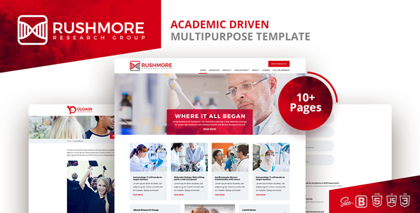 Rushmore-Academic Driven  Multipurpose Template