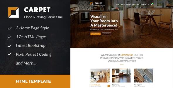 Carpet : Floor and Paving Service HTML Template