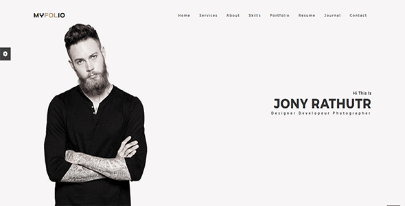 MYFOLIO - Personal Portfolio Template