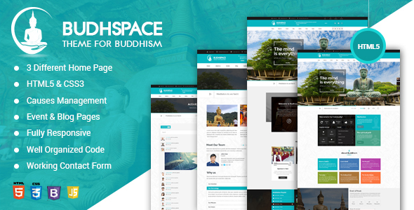 Buddha BuddyPress HTML Template