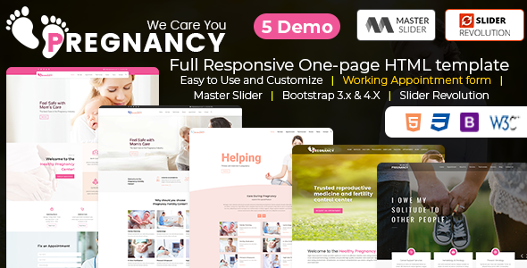 Pregnancy Medical HTML Template