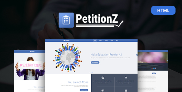 Petitionz - Petition Html Template